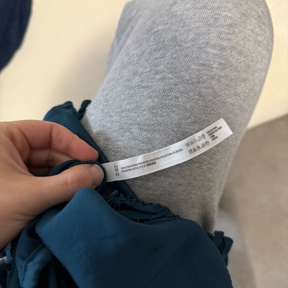 Free People Blouson Blue Satin Crochet Detail Lace Cropped Tank Top Intimately - Picture 8 of 16